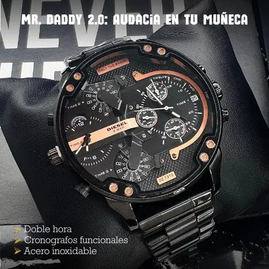 Reloj Mr. Daddy 2.0 - 2 Horas Con Cronografos Funcionales